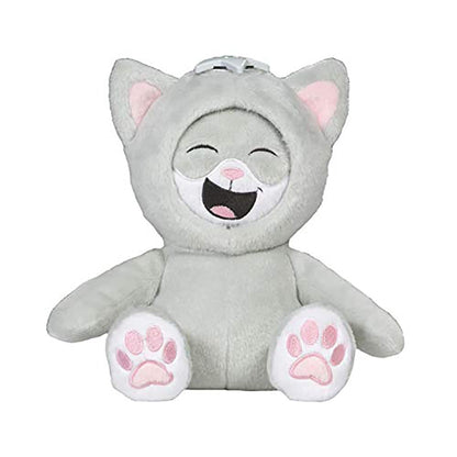 WhatsItsFace 12 Inch Kitty Cat Plush with 3 Different Faces