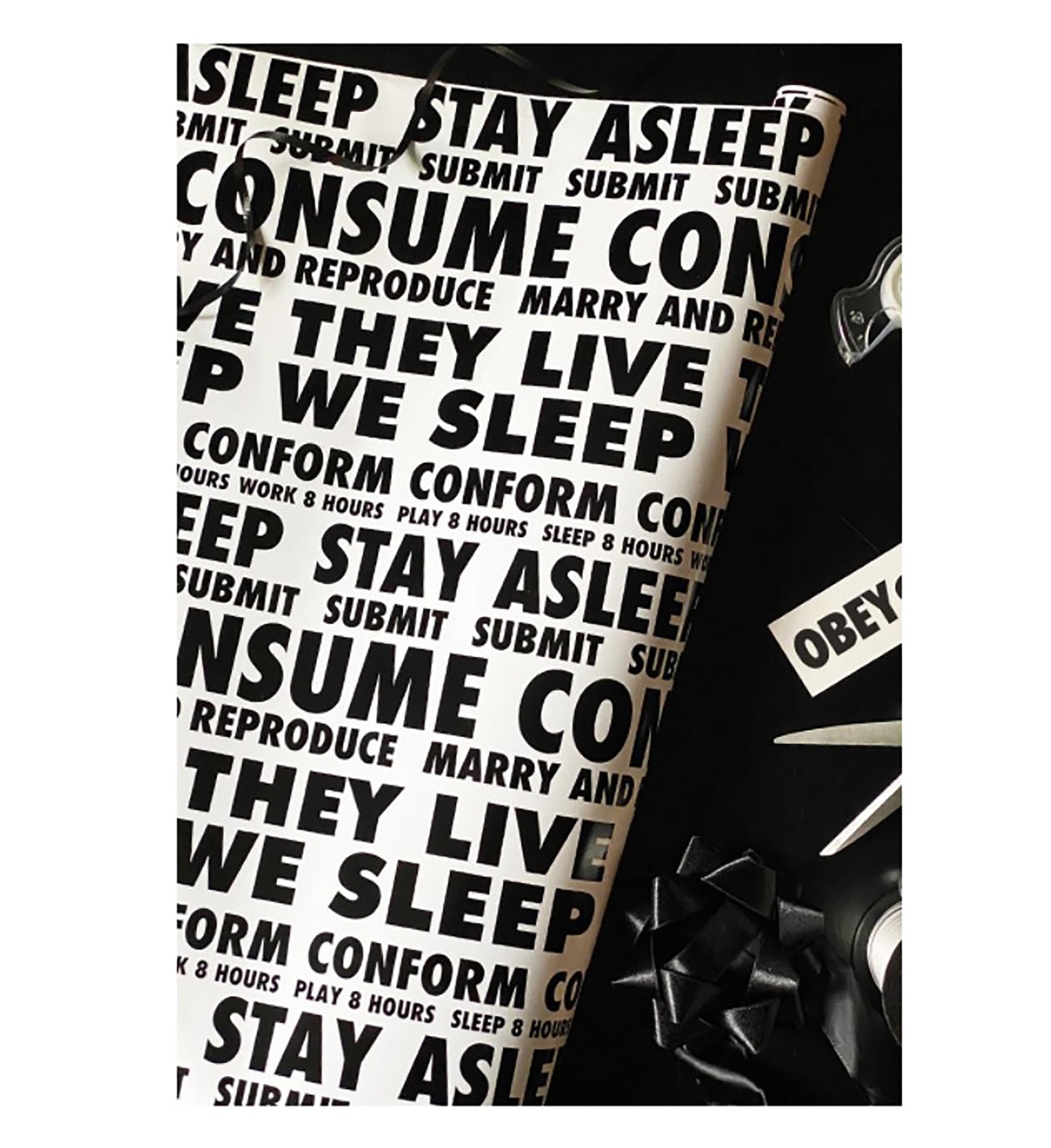 They Live Premium Wrapping Paper § 30 x 96 Inches