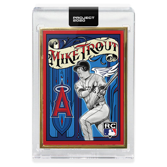 Topps PROJECT 2020 Card 400 - 2011 Mike Trout by Mister Cartoon