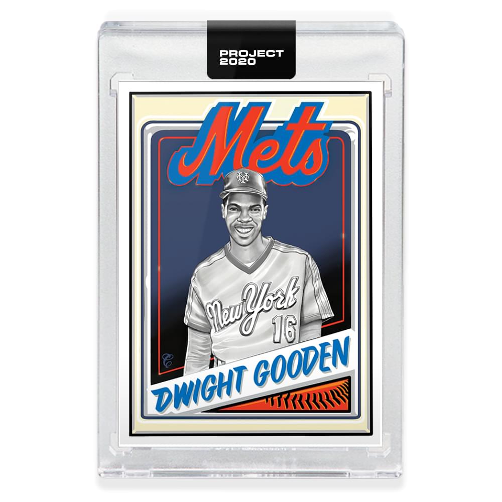 Topps PROJECT 2020 Card 65 - 1985 Dwight Gooden by Mister Cartoon