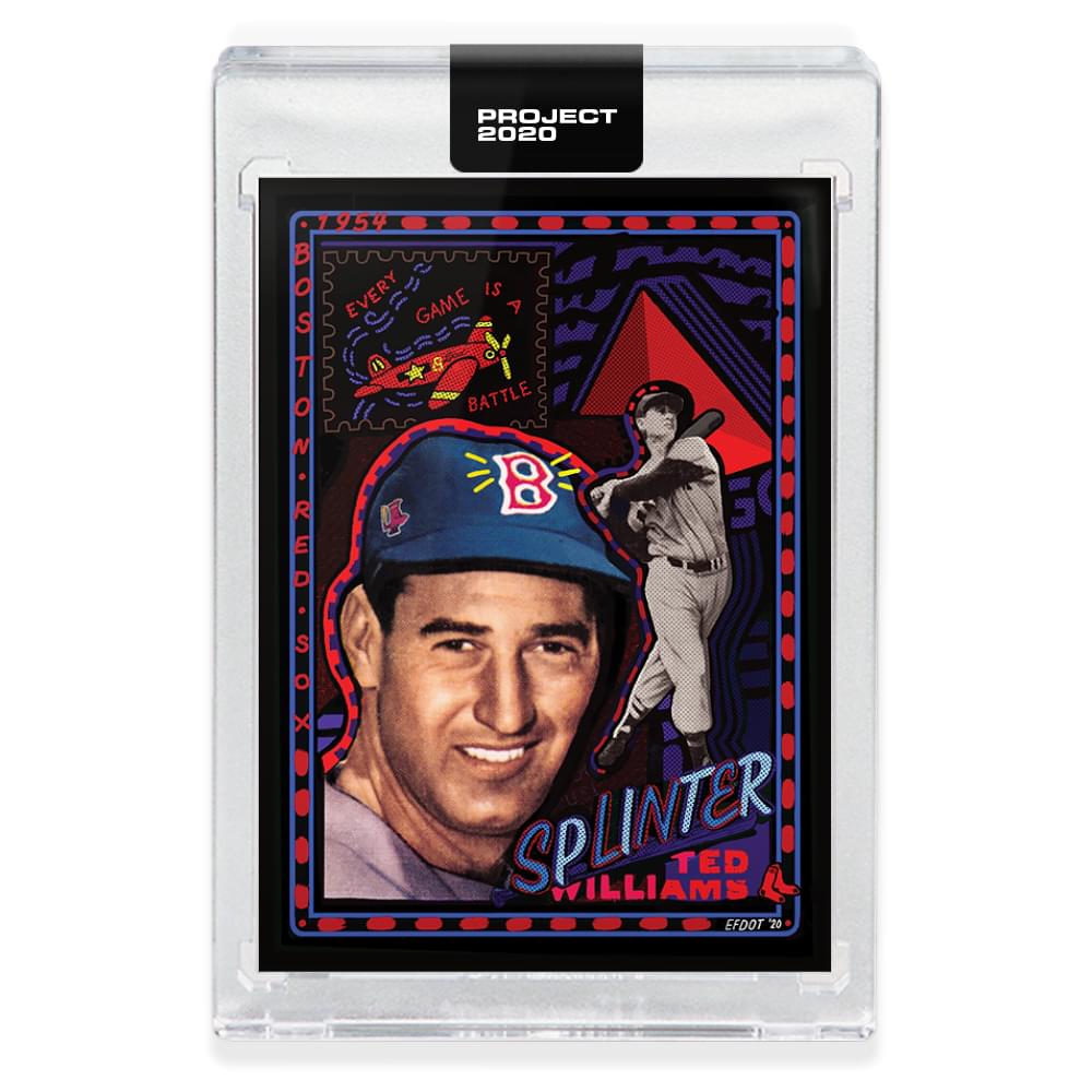 Topps PROJECT 2020 Card 74 - 1954 Ted Williams by Efdot