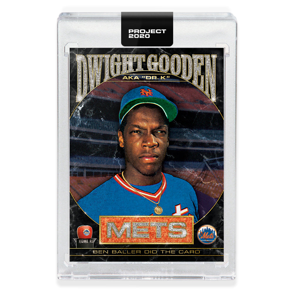 Topps PROJECT 2020 Card 86 - 1985 Dwight Gooden by Ben Baller