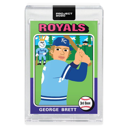 Topps PROJECT 2020 Card 102 - 1975 George Brett by Keith Shore