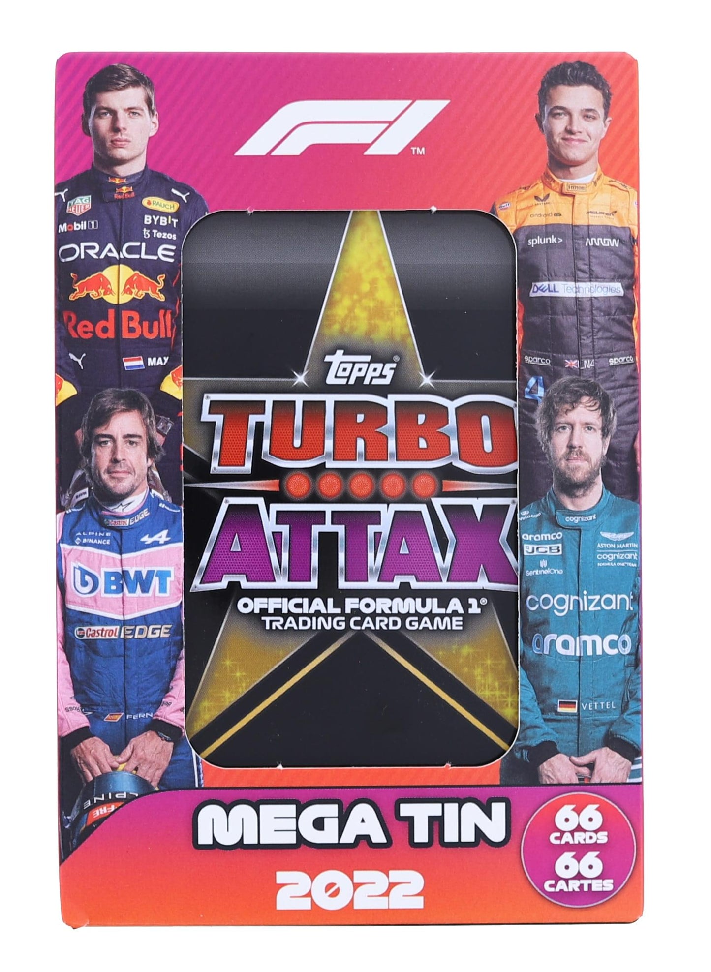 2022 Topps Formula 1 Racing Turbo Attax Mega Tin § Future Legends