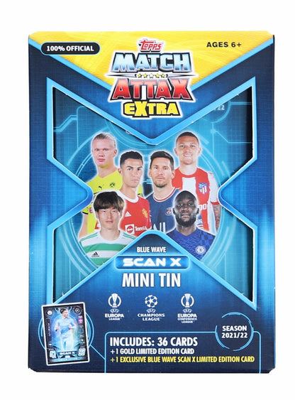 2021/2022 Topps UEFA Champions League Match Attax Extra Mini Tin § Blue Wave