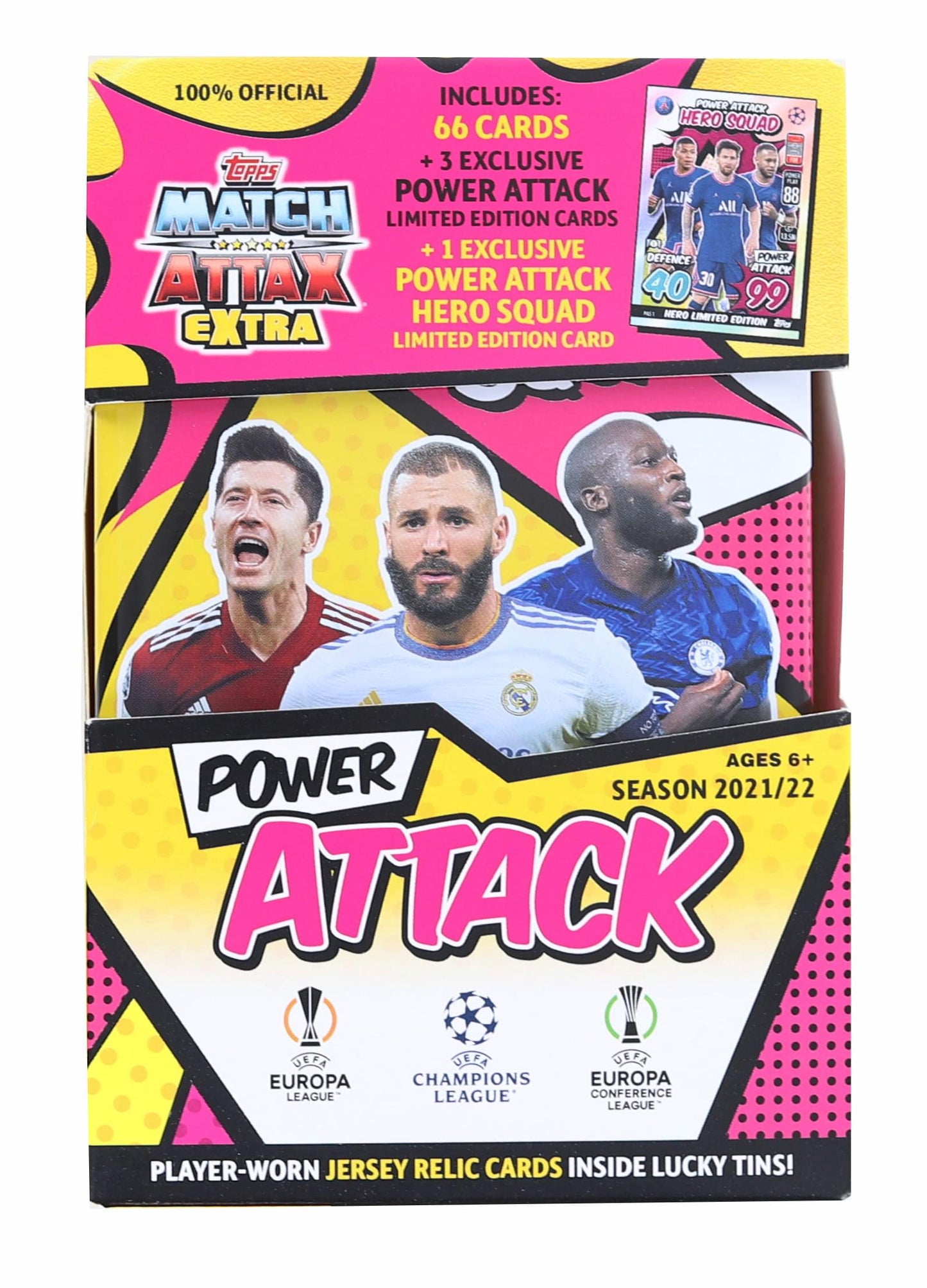 2021/2022 Topps UEFA Champions League Match Attax Extra Mega Tin § Power Attack