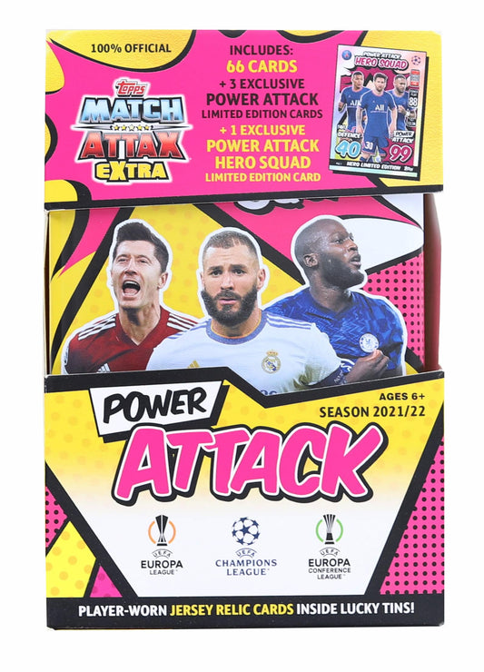 2021/2022 Topps UEFA Champions League Match Attax Extra Mega Tin § Power Attack