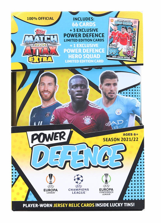 2021/2022 Topps UEFA Champions League Match Attax Extra Mega Tin § Power Defence