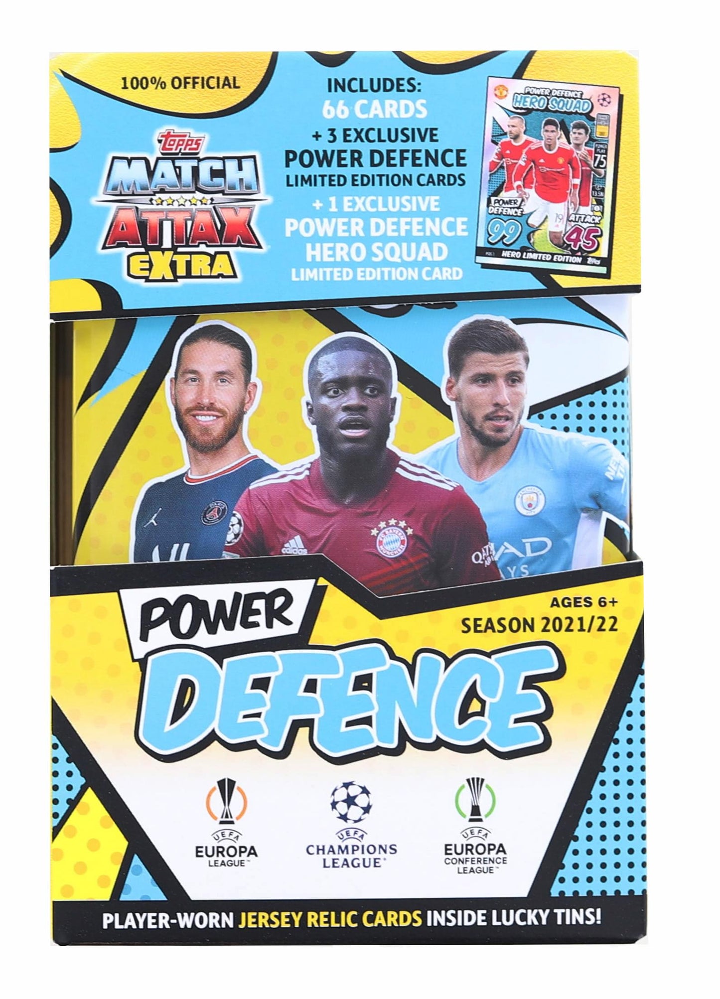 2021/2022 Topps UEFA Champions League Match Attax Extra Mega Tin § Power Defence