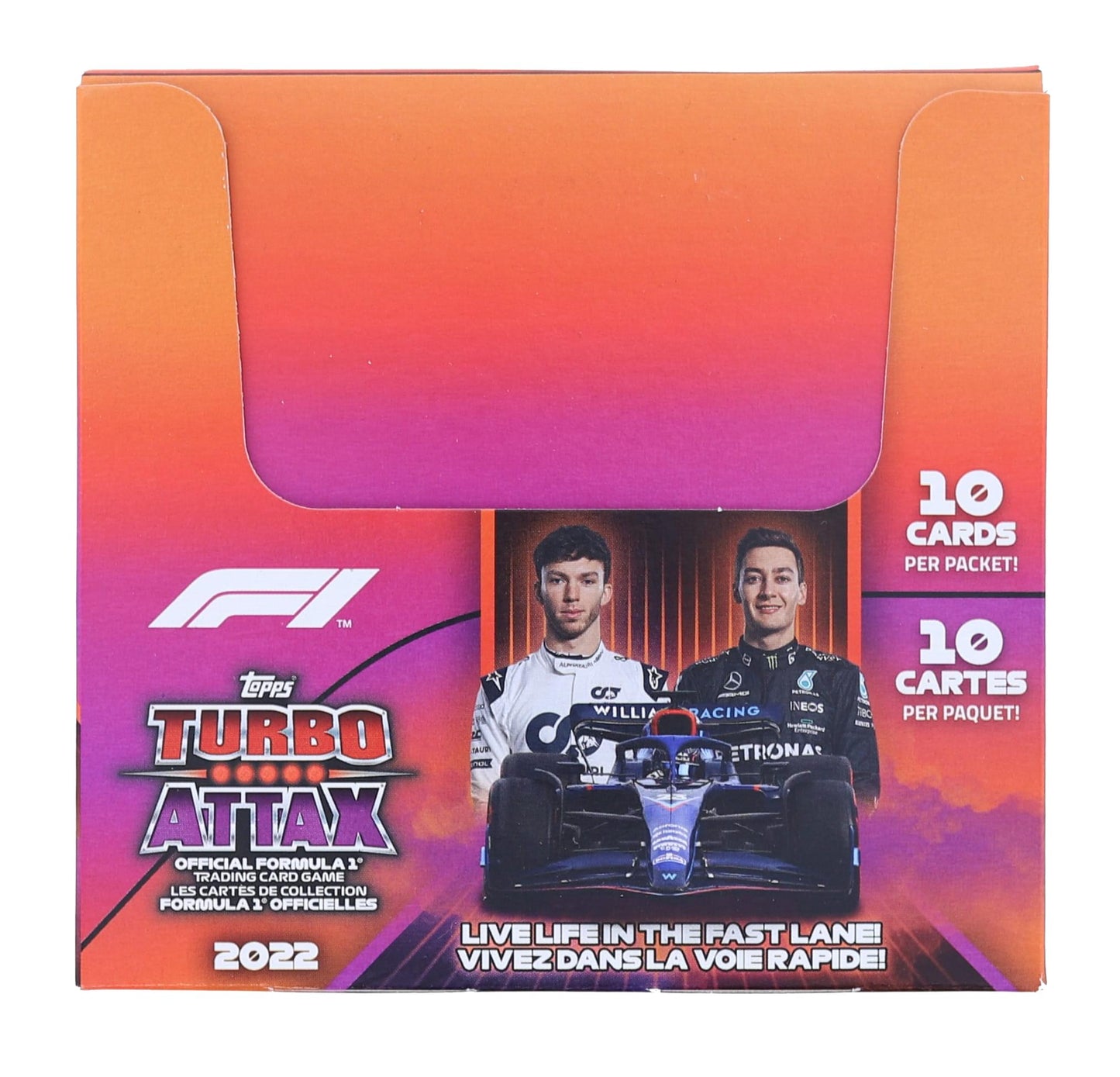 2022 Topps Formula 1 Turbo Attax Display Box § 24 Packs