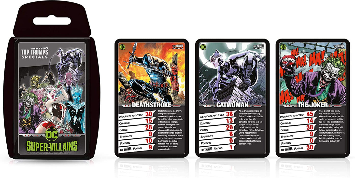 DC Comics Super-Villains Top Trumps Card Game