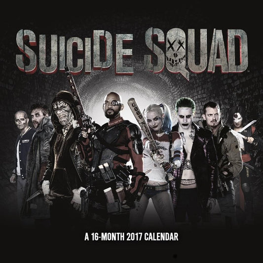 Suicide Squad 2017 12"x12" Wall Calendar