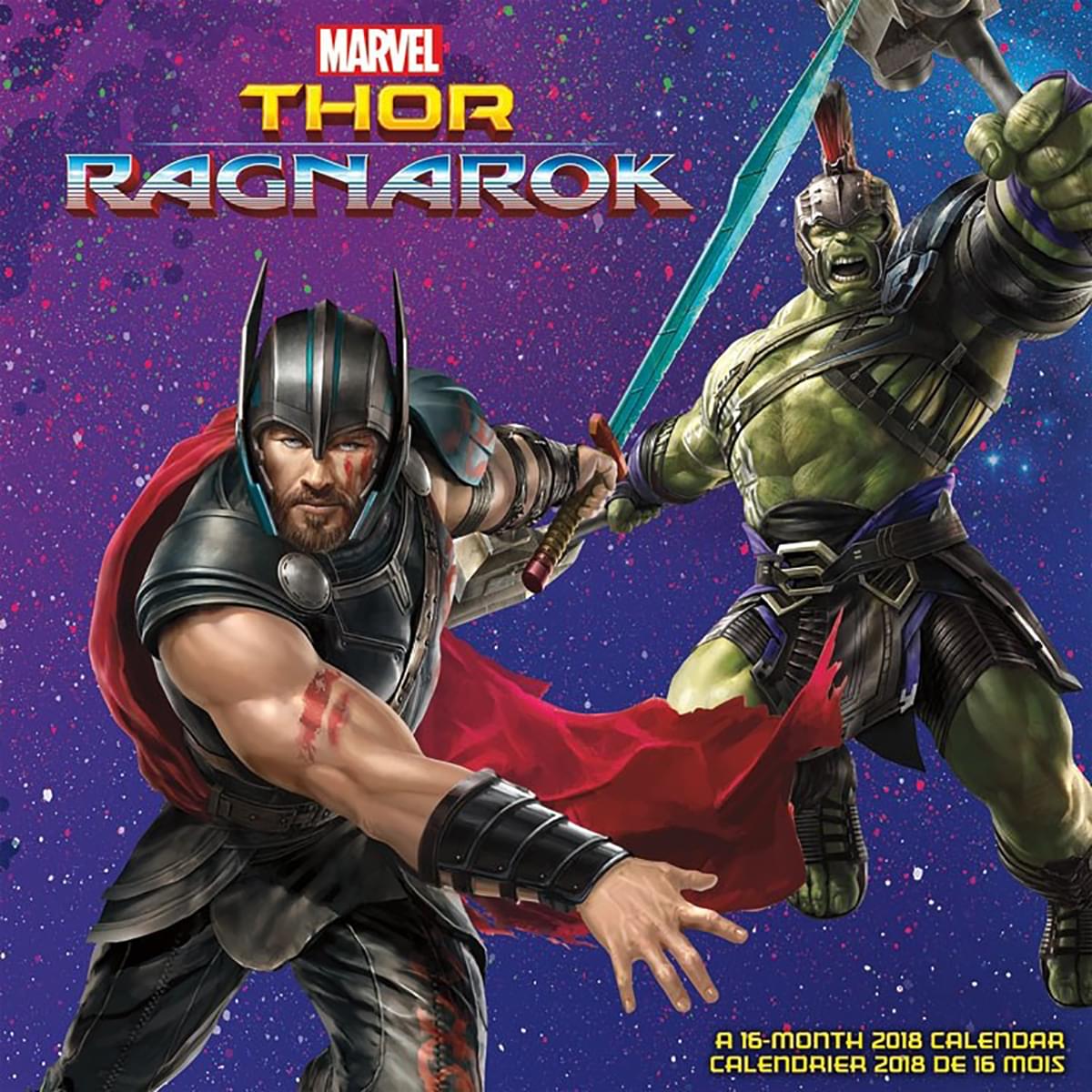 Thor: Ragnarok Wall Calendar 2018