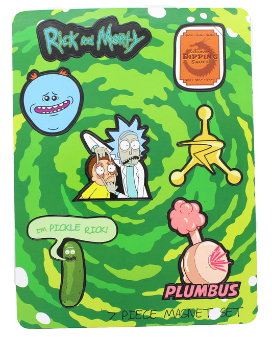 Rick and Morty 7 Piece Magnet Set