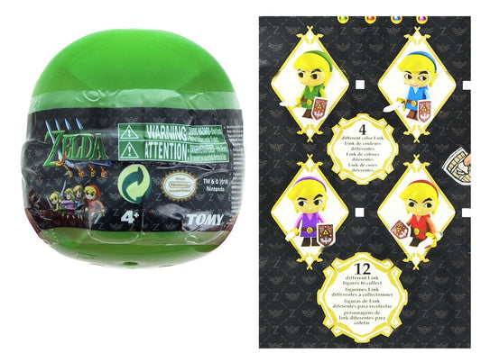 The Legend of Zelda Mystery Gacha Ball Link Mini Figure - One Random