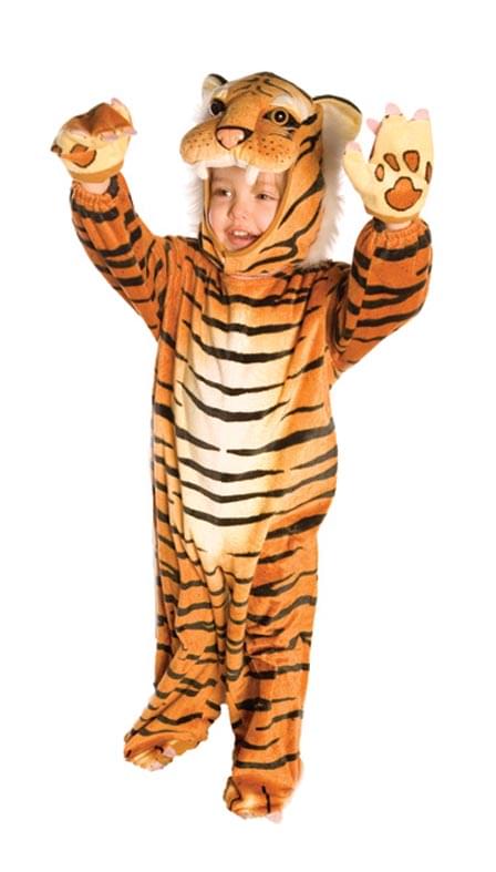 Brown Plush Tiger Costume Child Infant XL 4T-6T