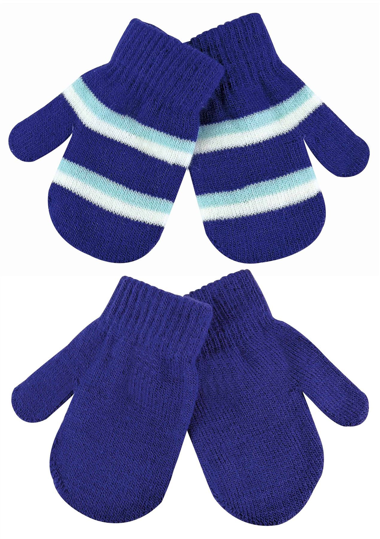 2 Pack Babies Mittens (Blue)