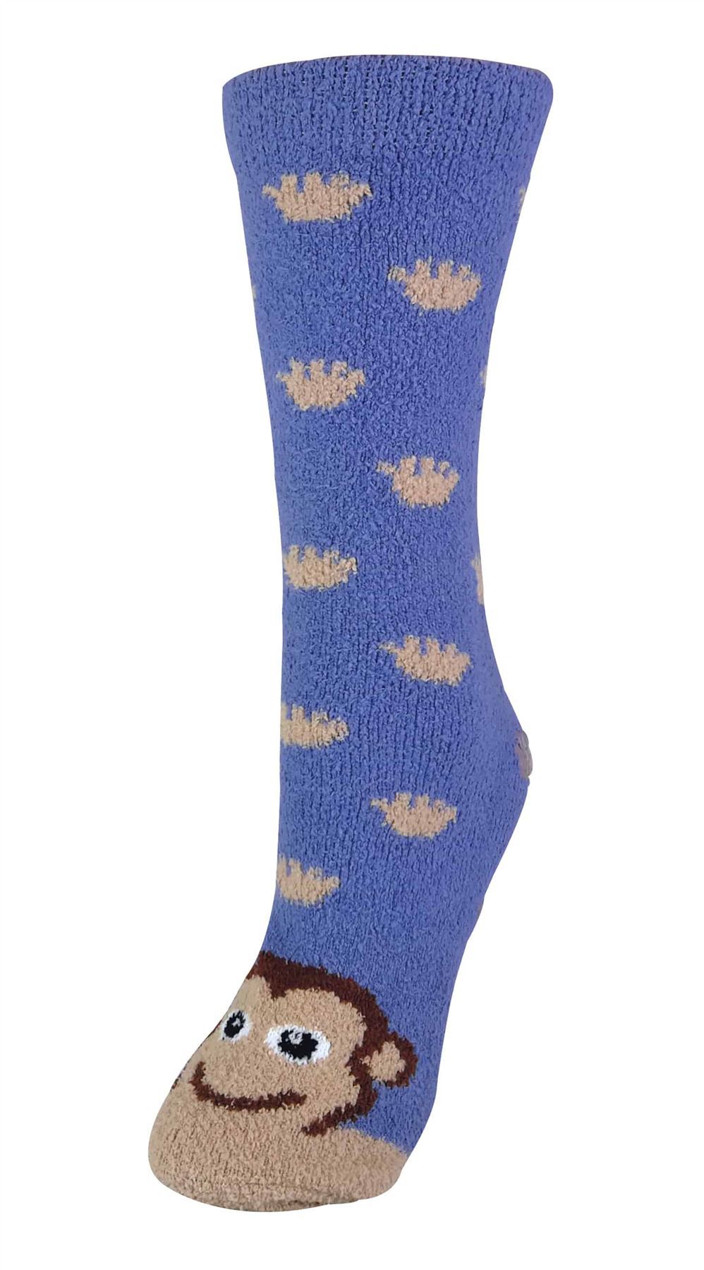 Animal Slipper Socks - Lady Lara (MONKEY)