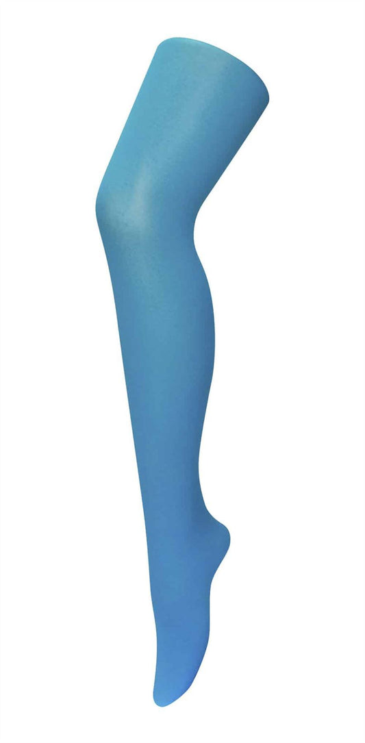 40 Denier Neon Tights (Aqua Blue)