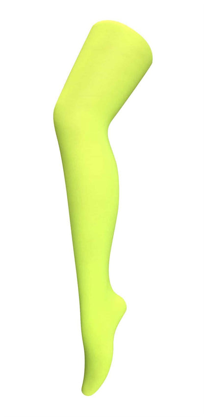 40 Denier Neon Tights (Neon Yellow)