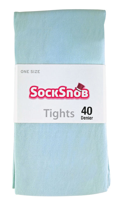 Sock Snob - Pastel Tights (Pale Blue)