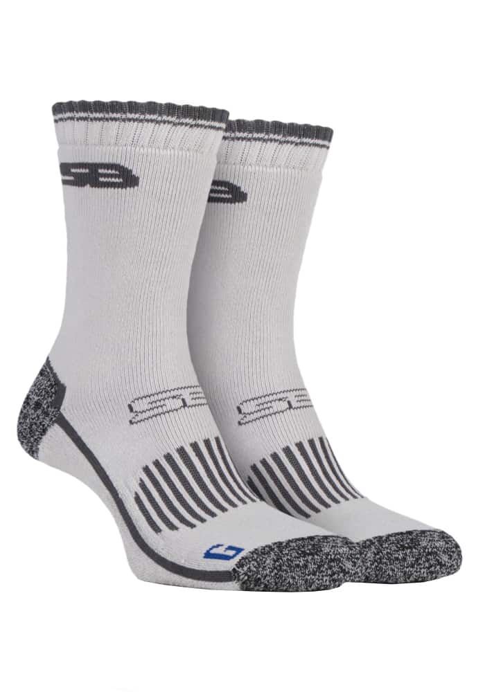 Storm Bloc - 2 Pairs Ladies BG Cotton Socks (SBGLS001ECR)