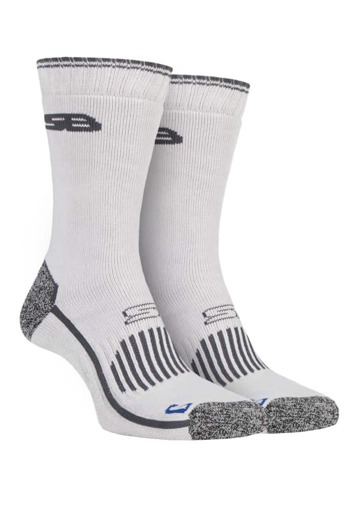 Storm Bloc - 2 Pairs Mens BG Cotton Socks (9-11 UK / SBGMS001GRY)