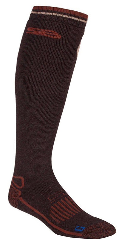 Storm Bloc - 1 PAIR Mens BG Knee High Wool Socks (SBGMS008BRN)