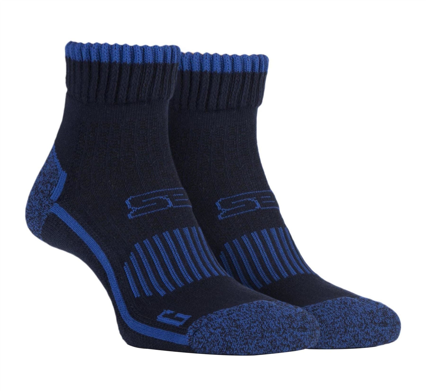 Storm Bloc - 1 Pair Mens Cotton Ankle Socks (6-8.5 / Navy)