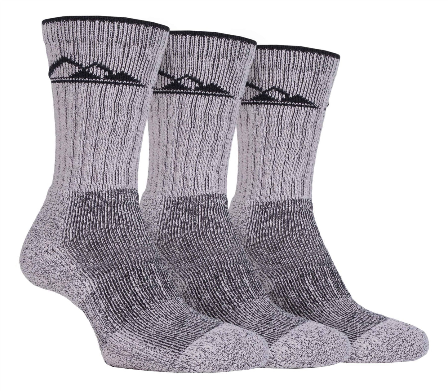 Storm Bloc - 3 Pairs Mens Heavy Cushion Cotton Socks (SBMS030STN)