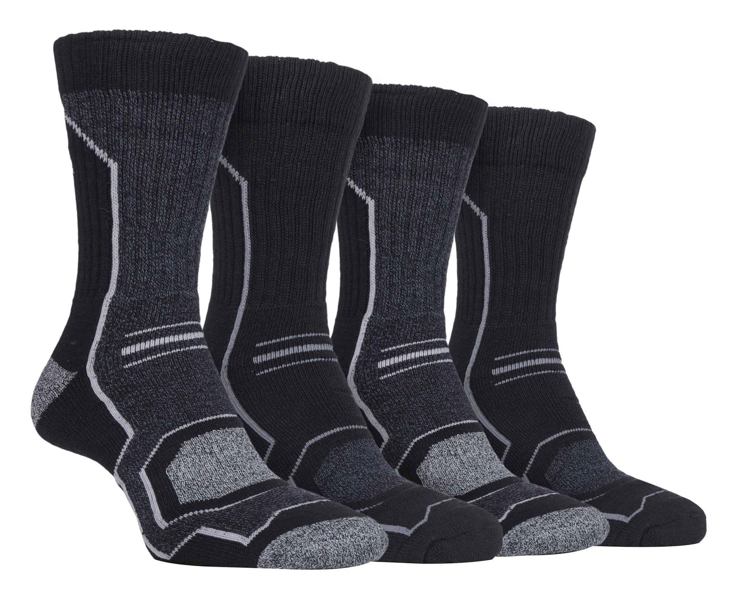 Storm Bloc - 4 Pairs Mens Technical Performance Socks (SBMS034CHA)