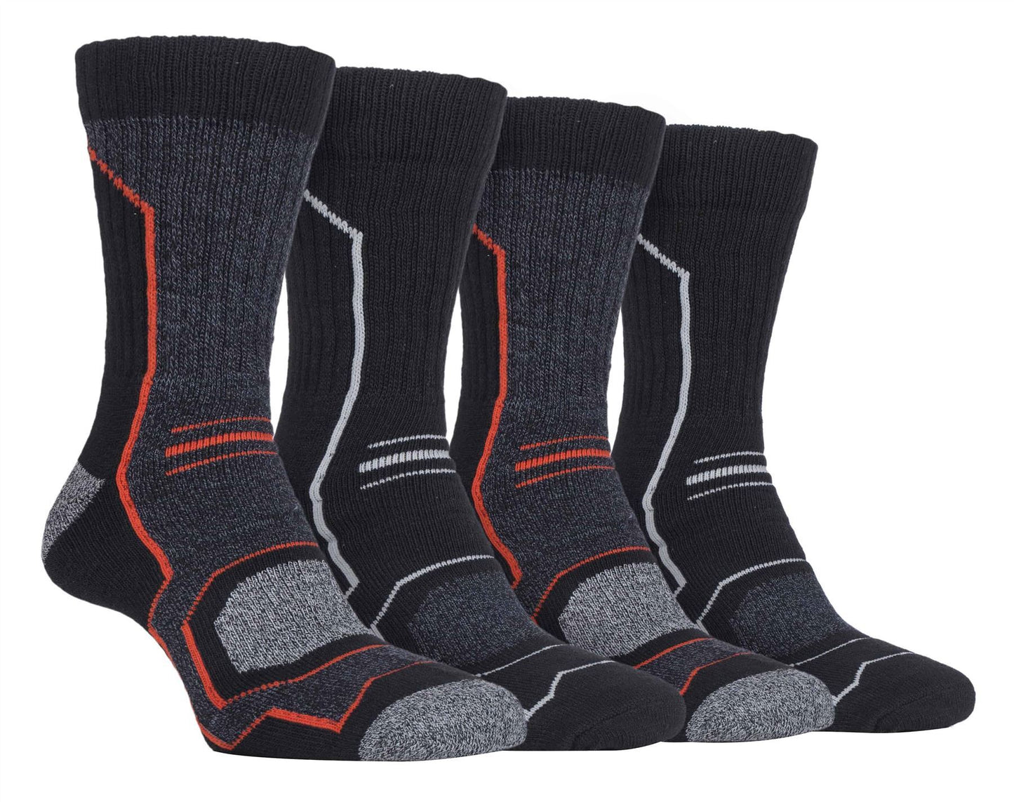 Storm Bloc - 4 Pairs Mens Technical Performance Socks (SBMS034BLK)