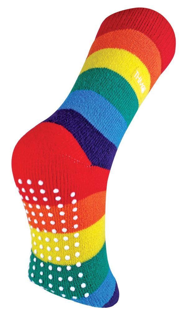 THMO - Rainbow Slipper Socks (4-7 UK)