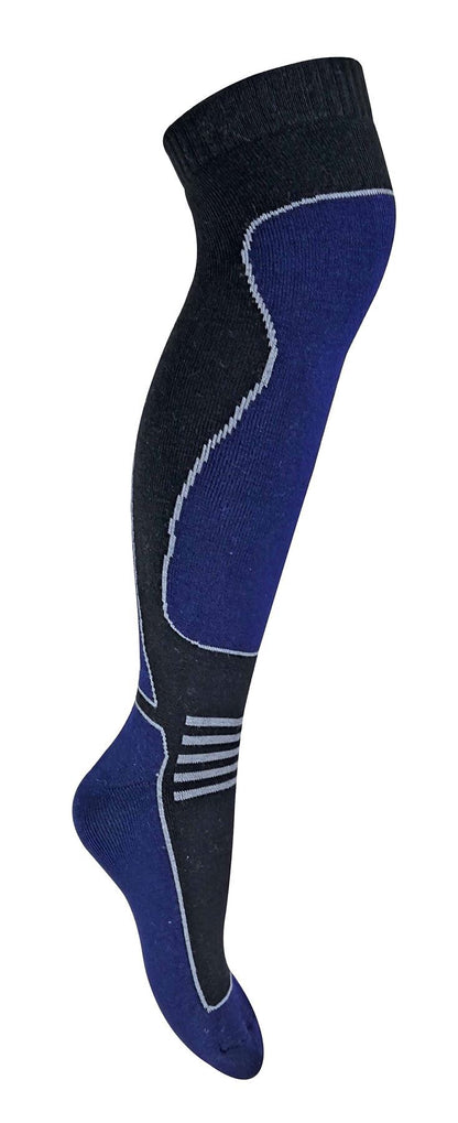 4 Pairs Adults Knee High Wool Ski Socks (SL202 Mens)