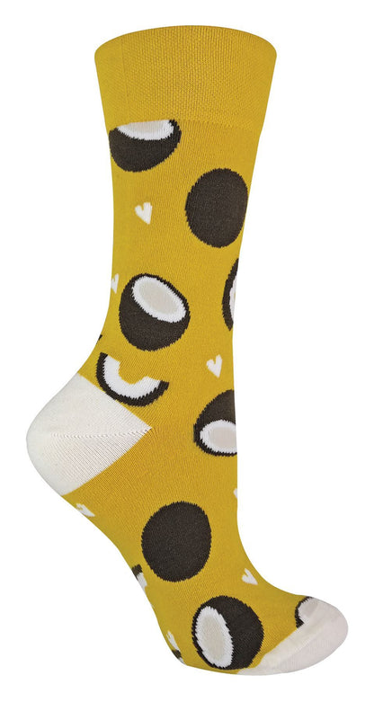 Talkie Socks - Fruit Design Socks (4-8 UK / Coconut)