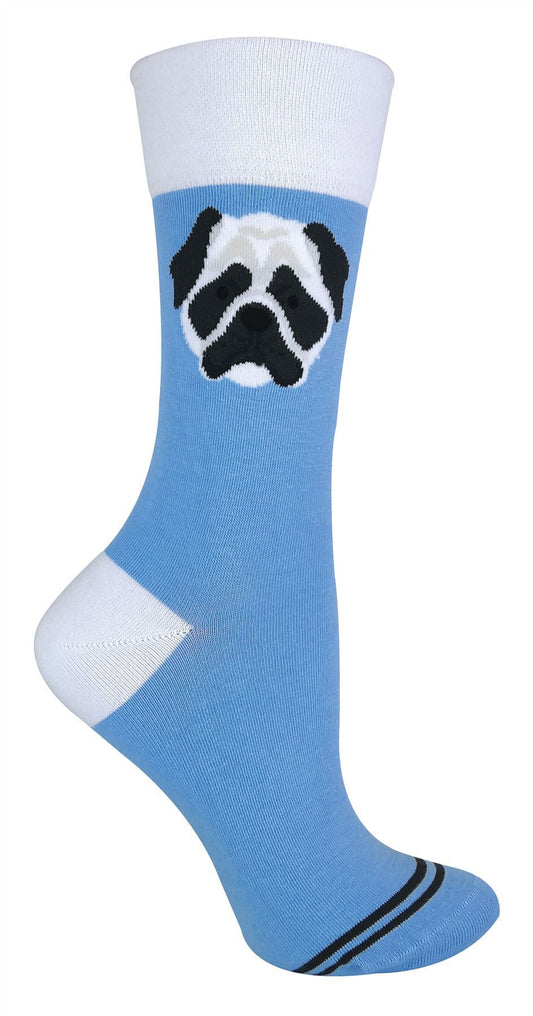 Talkie Socks - Dog / Cat Design Socks (4-8 UK / Pug)