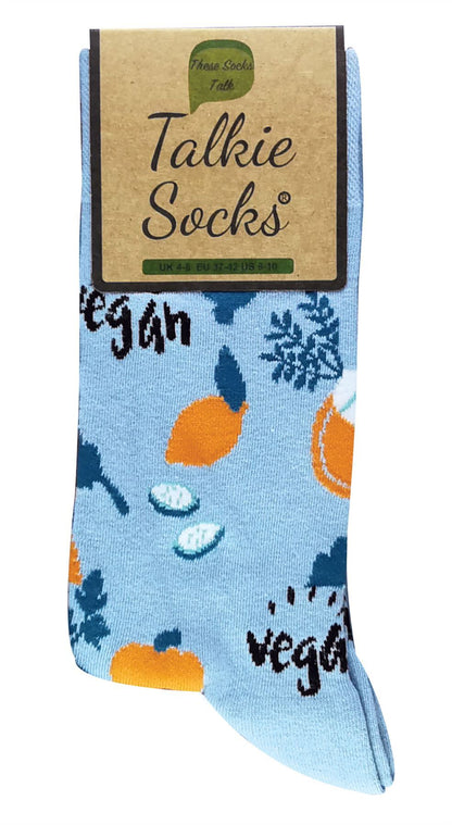 Talkie Socks - Dog / Cat Design Socks (4-8 UK / Vegan)