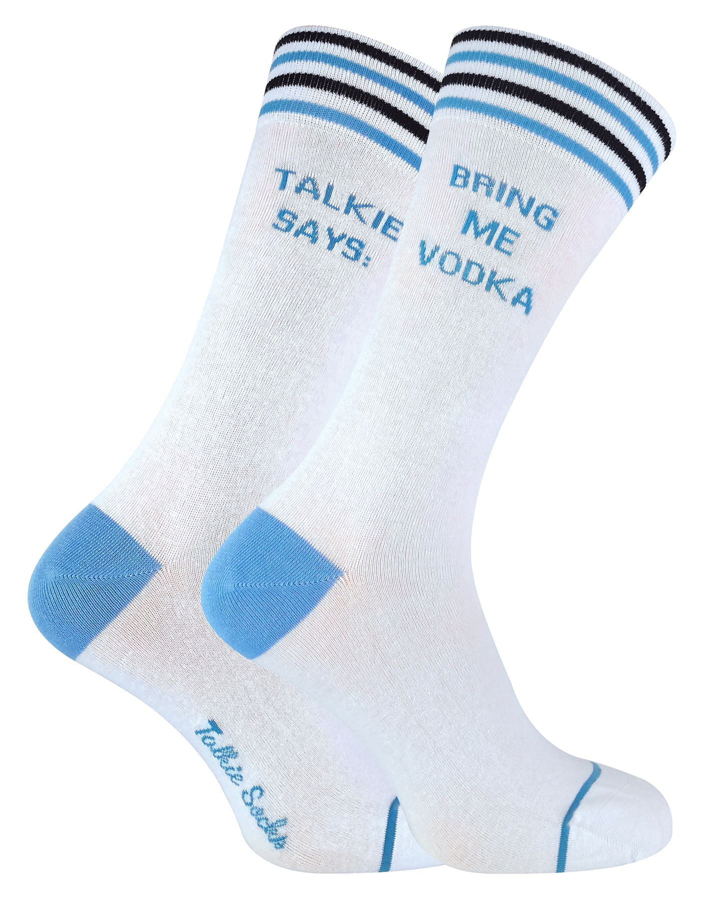 Talkie Socks - Dog / Cat Design Socks (6-11 UK / Bring Me Vodka)