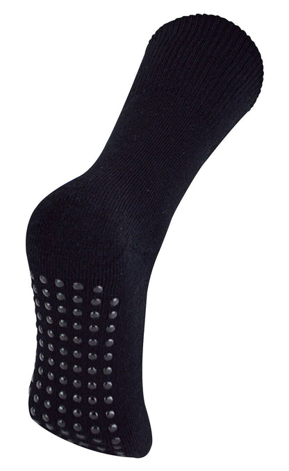 THMO - Bamboo Slipper Socks (4-8 / Black)