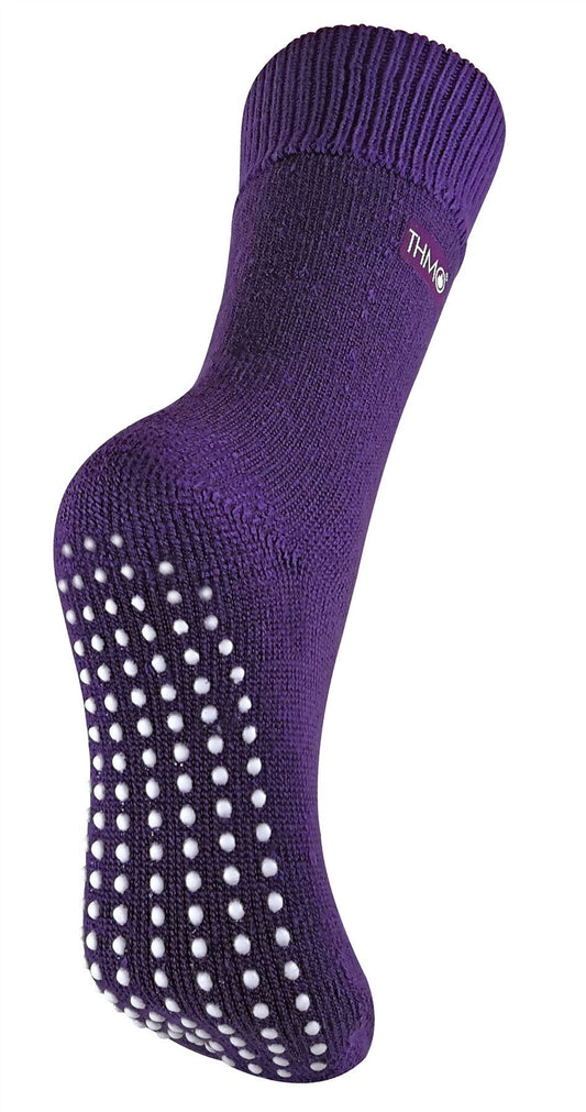 THMO - Ladies Slipper Socks (44 Purple)