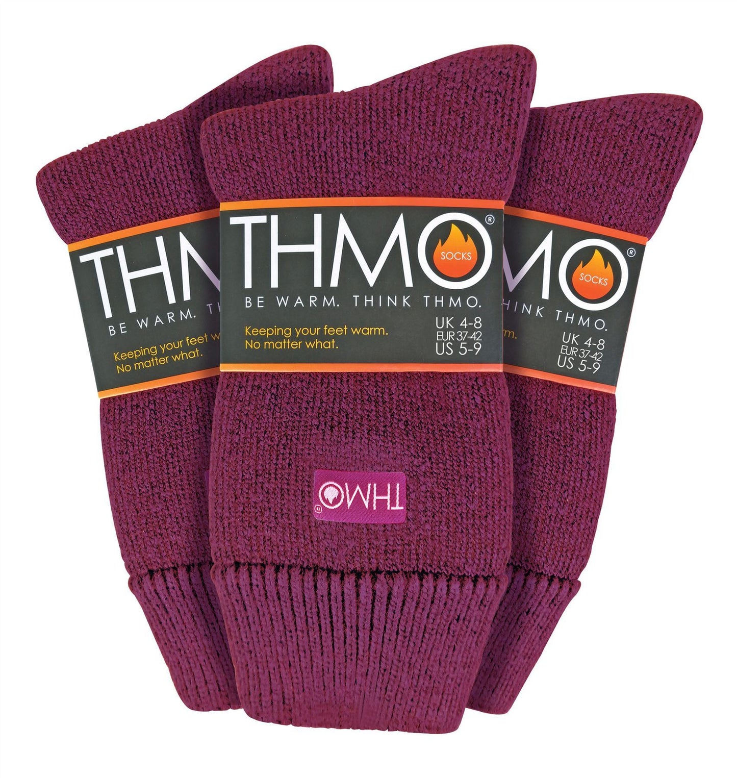 THMO - Ladies Original Socks (3 PAIRS) (26 Deep Fuchsia)