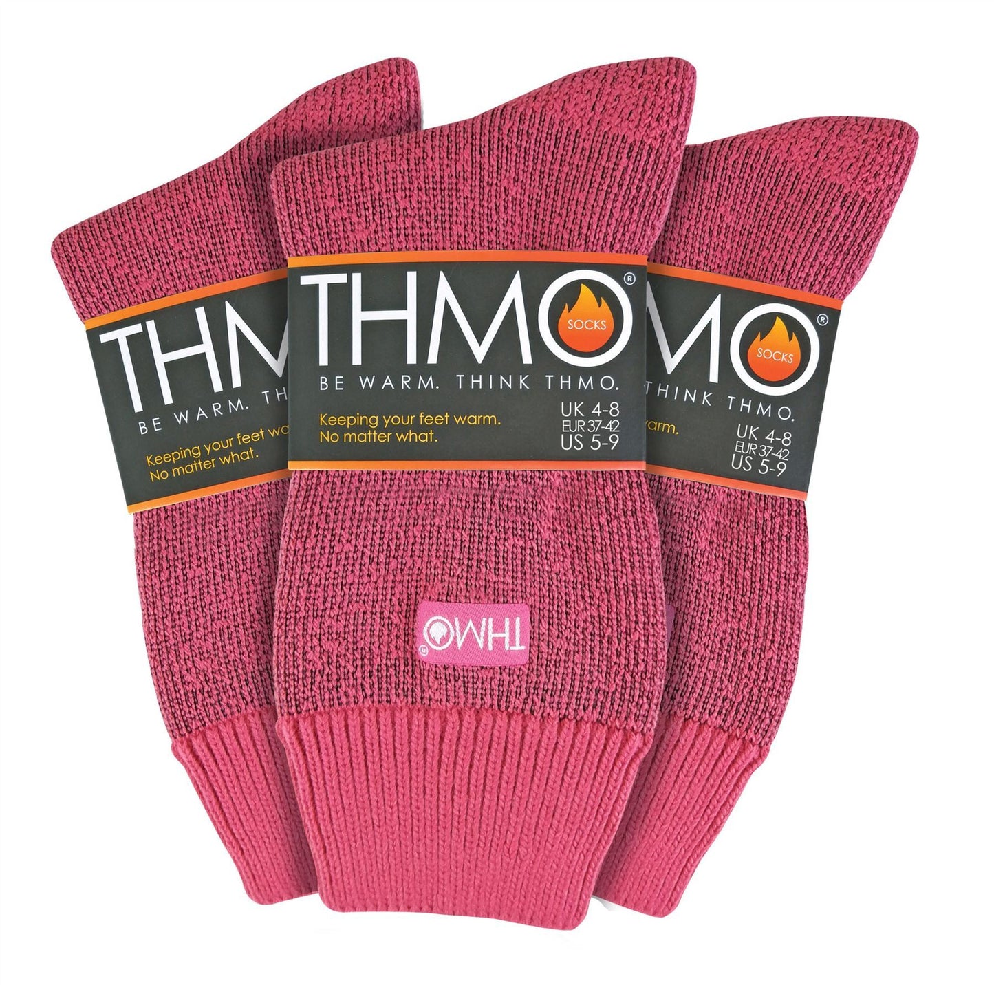 THMO - Ladies Original Socks (3 PAIRS) (33 Pink)