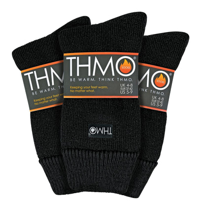 THMO - Ladies Original Socks (3 PAIRS) (25 Black)