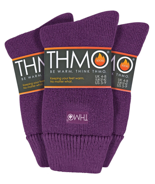 THMO - Ladies Original Socks (3 PAIRS) (23 Purple)