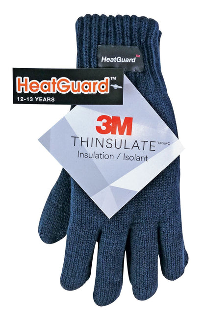 Thinsulate - Children's Knitted Gloves (8-9 Years / Blue)