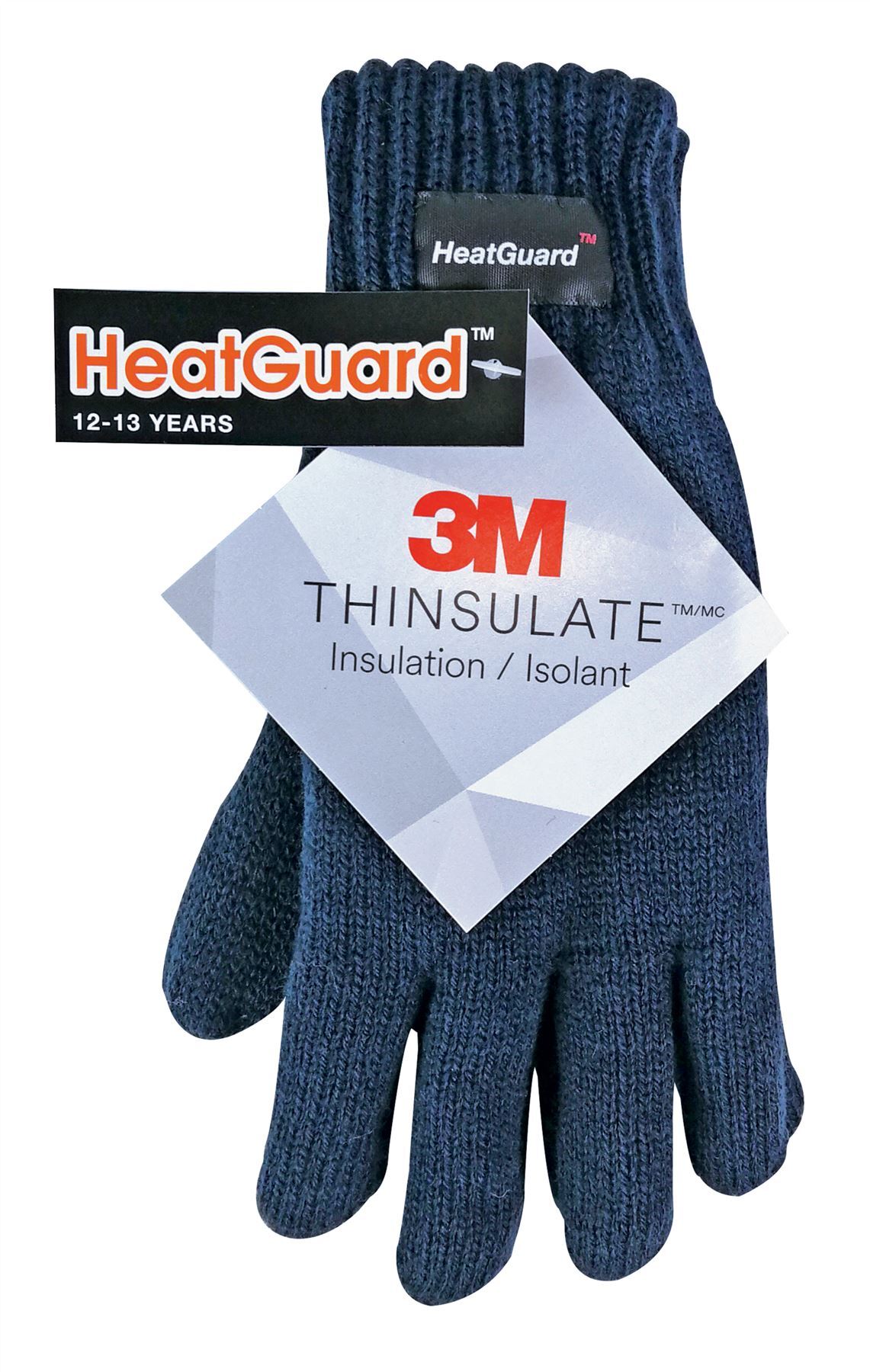 Thinsulate - Children's Knitted Gloves (10-11 Years / Blue)