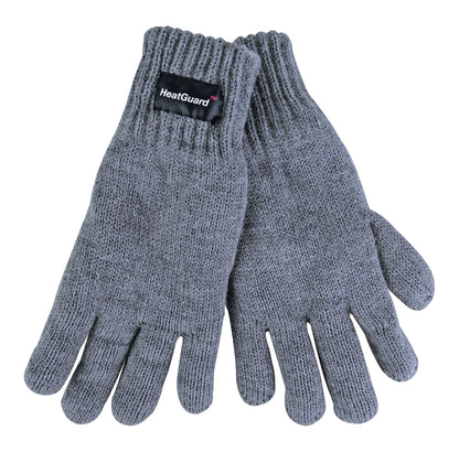 Thinsulate - Children's Knitted Gloves (10-11 Years / Grey)