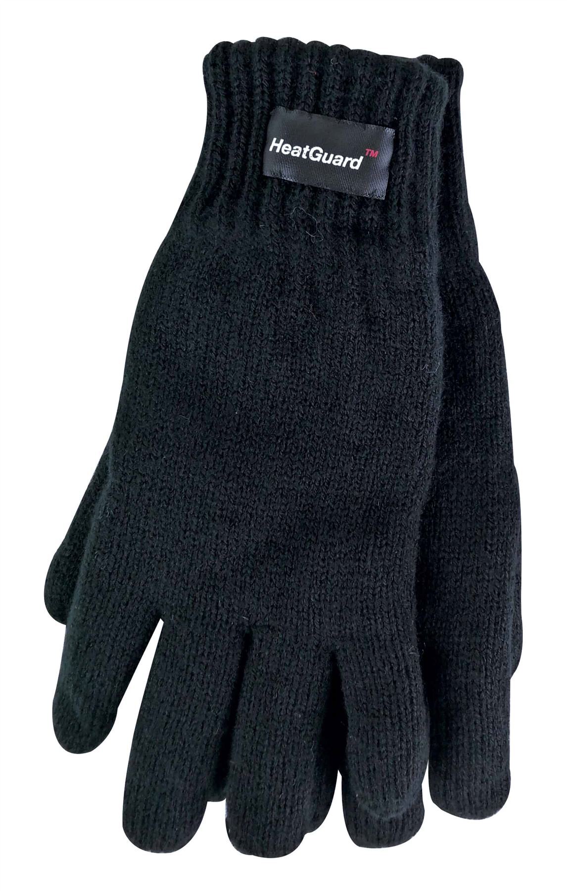 Thinsulate - Children's Knitted Gloves (8-9 Years / Black)