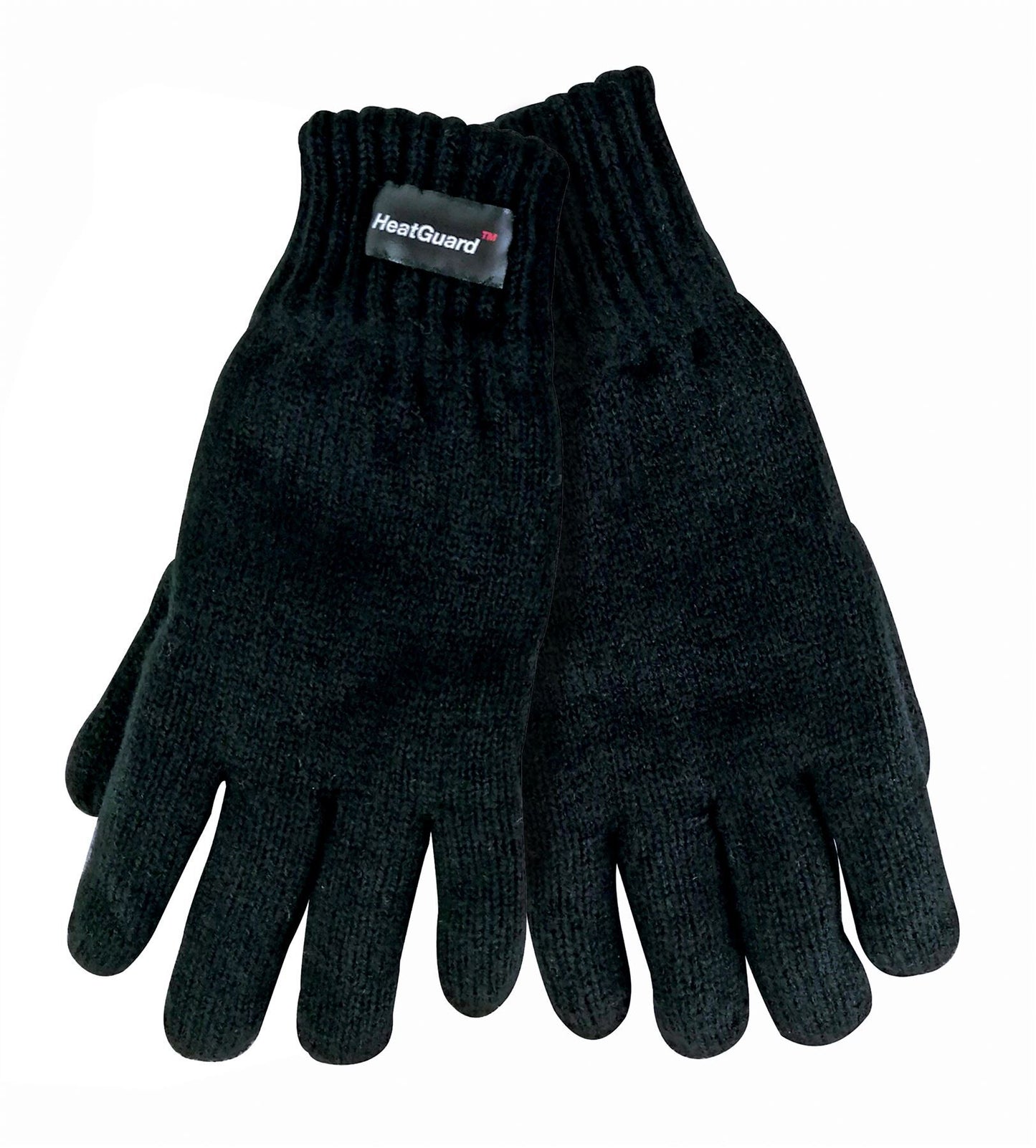 Thinsulate - Children's Knitted Gloves (10-11 Years / Black)