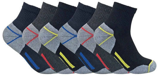 Ultimate SHORT Work Socks 12-14 UK (6 Pairs / SHORT)